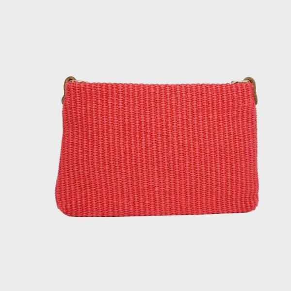 Anais - Petit sac en raphia garni... Anais - Petit sac en raphia garni...