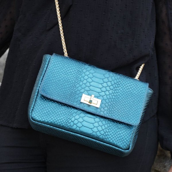 Anais - Sac bandoulière en cuir façon... Anais - Sac bandoulière en cuir façon...