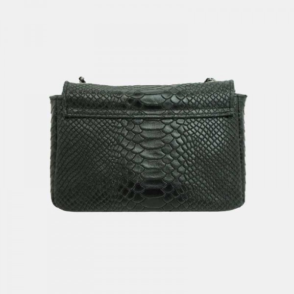 Anais - Sac bandoulière en cuir croco...