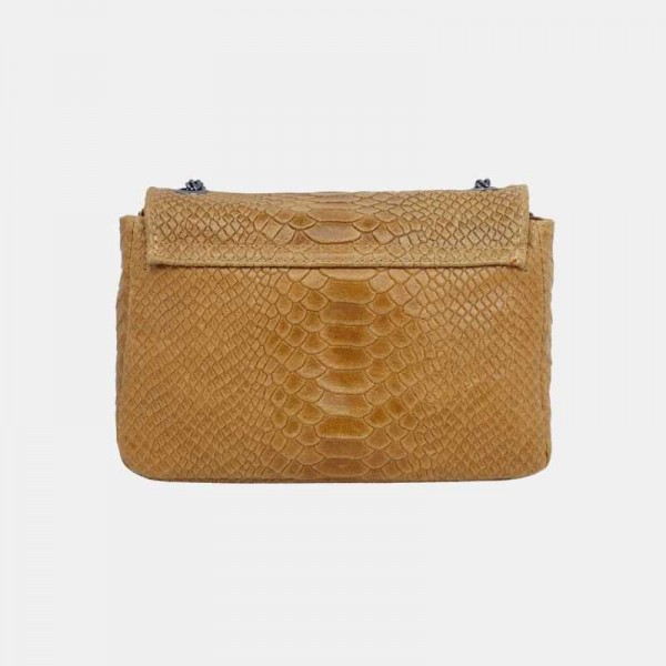 Anais - Sac bandoulière en cuir croco...