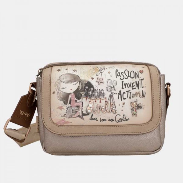 Anekke - Sac bandoulière à rabat...