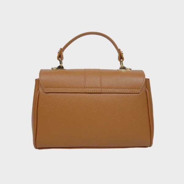 Anais - Sac à main en cuir avec rabat...