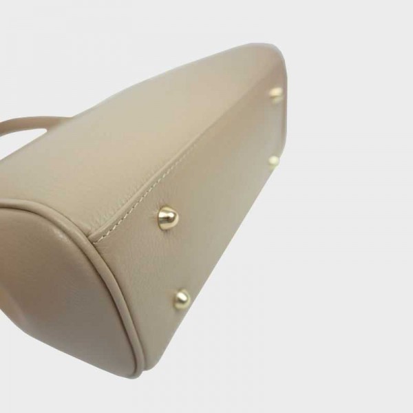 Anais - Sac à main en cuir avec rabat...