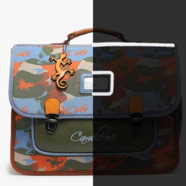 Caméléon - Cartable Retro 35cm