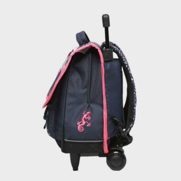 Caméléon - Cartable à roulettes 38cm...