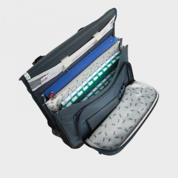 Caméléon - Cartable à roulettes 38cm...