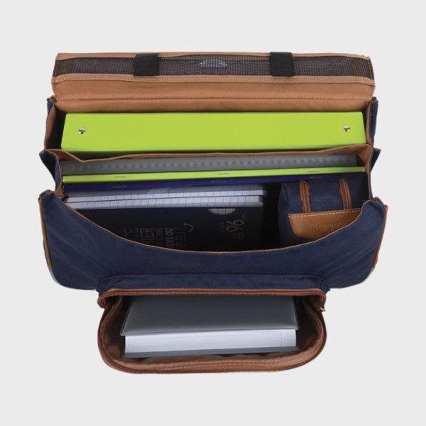 Tann's - Cartable avec poche gourde... Tann's - Cartable avec poche gourde...