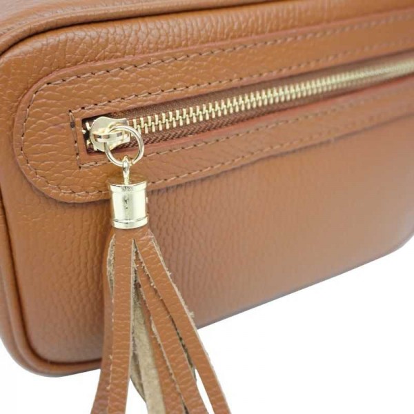 Anais - Sac bandoulière en cuir Gina