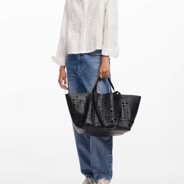 Desigual - Sac cabas effet cuir... Desigual - Sac cabas effet cuir...