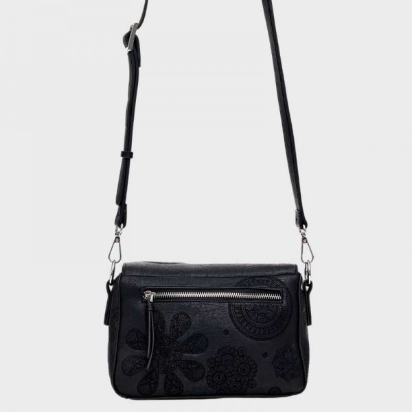 Desigual - Sac bandoulière brodé...