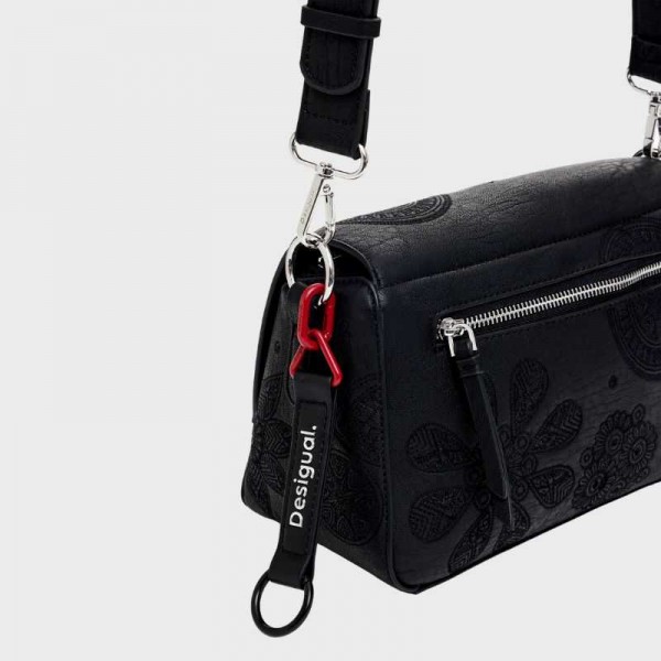 Desigual - Sac bandoulière brodé...
