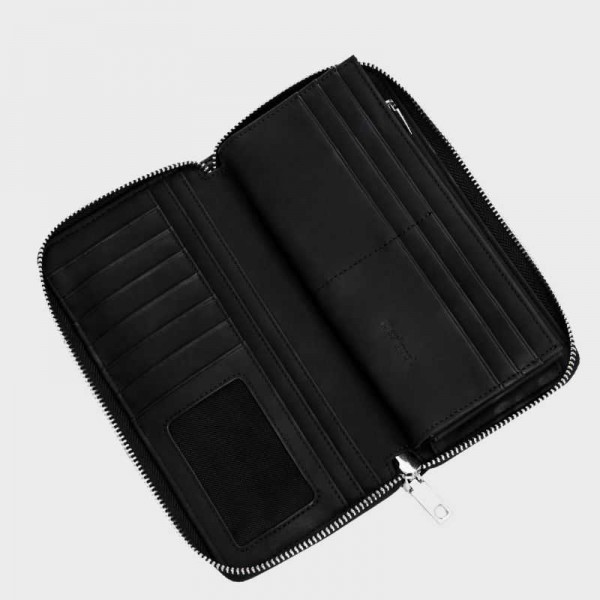 Desigual - Portefeuille zippé noir...