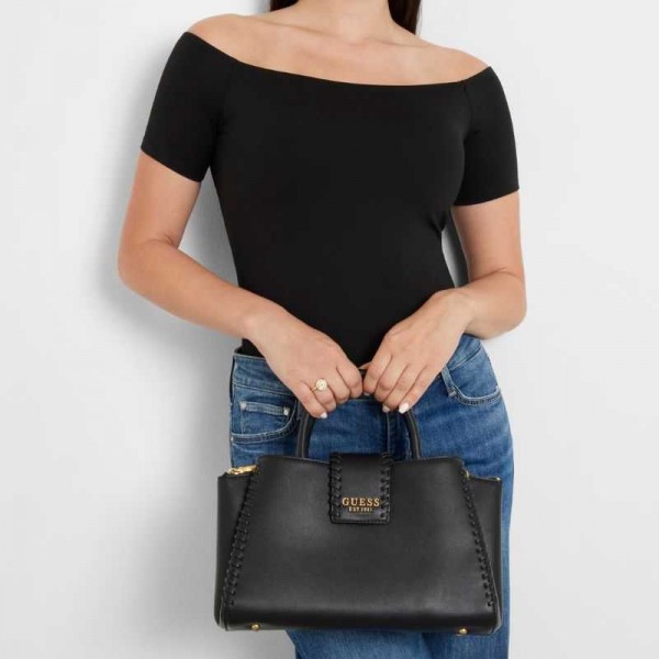 Guess - Sac à main Liberia Surpiqures... Guess - Sac à main Liberia Surpiqures...