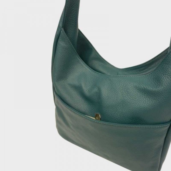 Anais - Sac porté épaule en cuir...