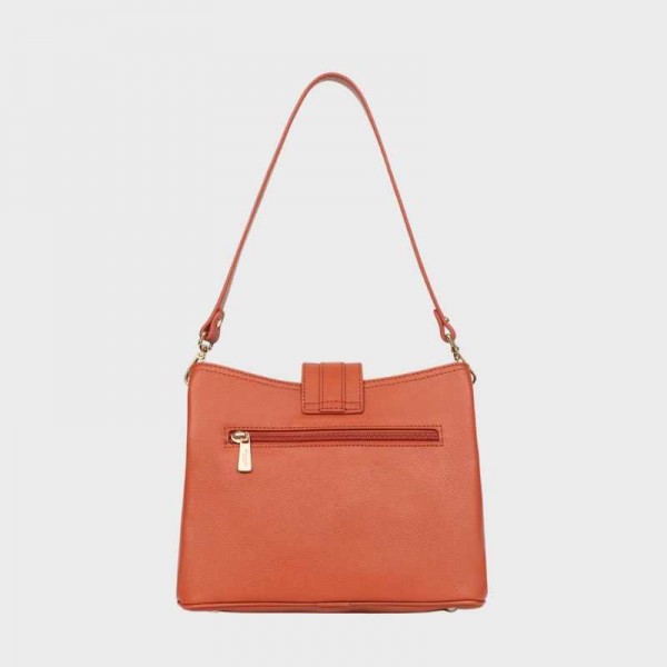 Hexagona - Sac porté épaule en cuir Luna