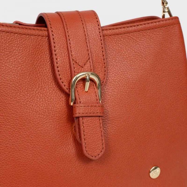 Hexagona - Sac porté épaule en cuir Luna