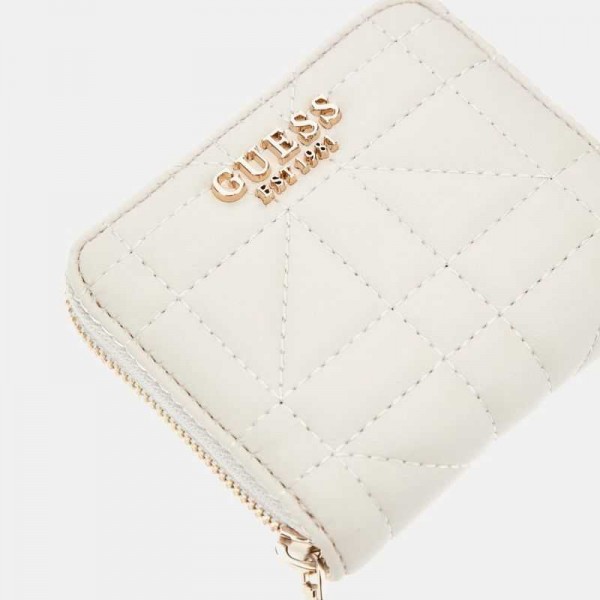 Guess - Petit porte monnaie surpiqué...