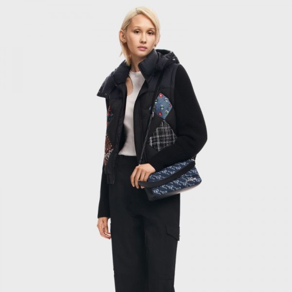 Desigual - Sac en jean avec imprimé... Desigual - Sac en jean avec imprimé...