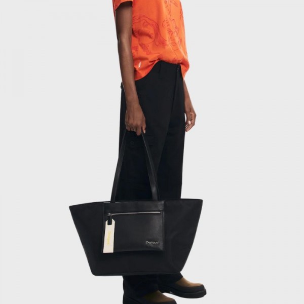 Desigual - Grand sac cabas en toile...