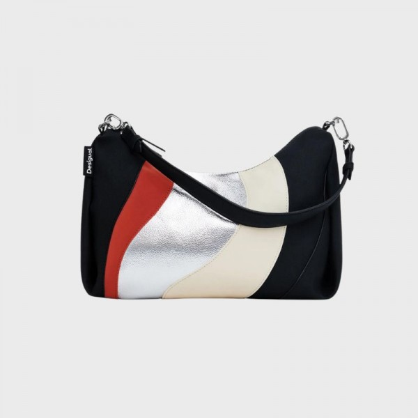 Desigual - Sac noir texturé 24waxpa2