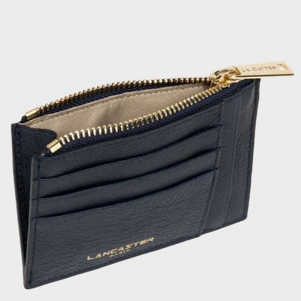 Lancaster - Porte cartes zippé en... Lancaster - Porte cartes zippé en...