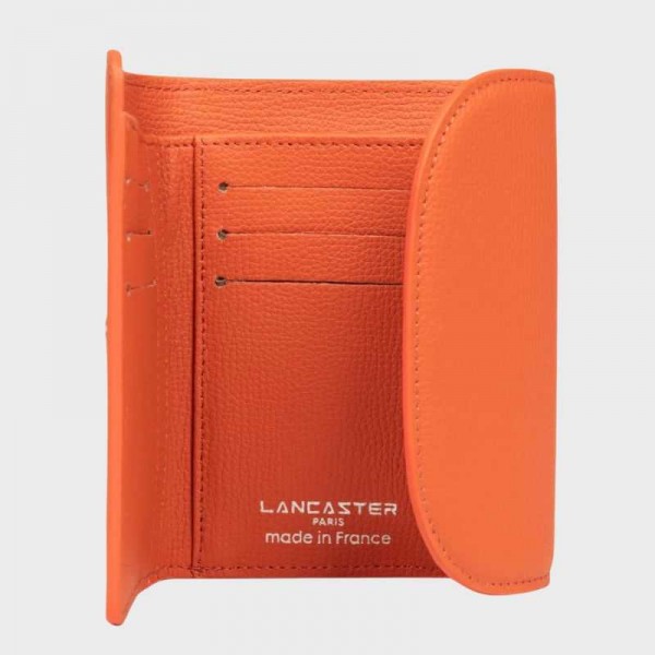 Lancaster - Portefeuille en cuir uni...