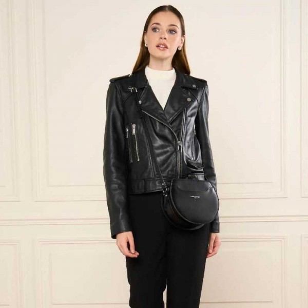 Lancaster - Sac demi-lune en cuir... Lancaster - Sac demi-lune en cuir...
