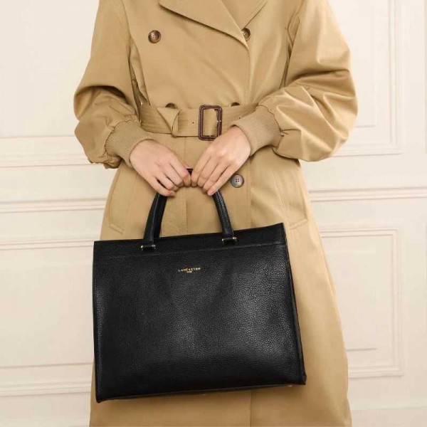 Lancaster - Grand sac cabas Foulonné... Lancaster - Grand sac cabas Foulonné...