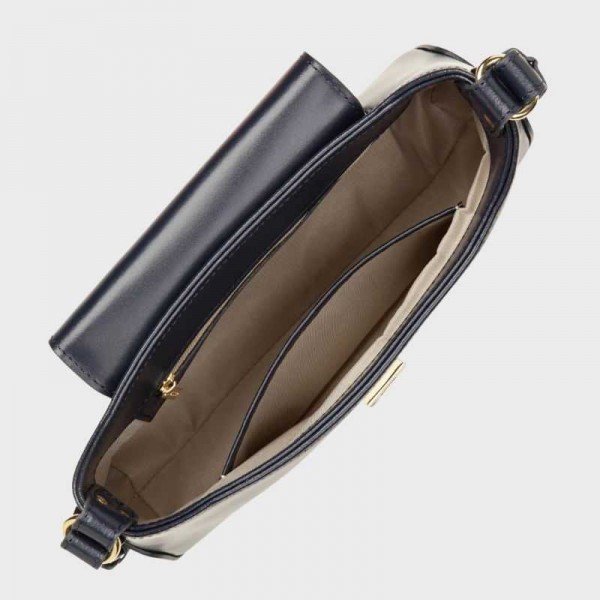 Lancaster - Sac besace en cuir Suave...