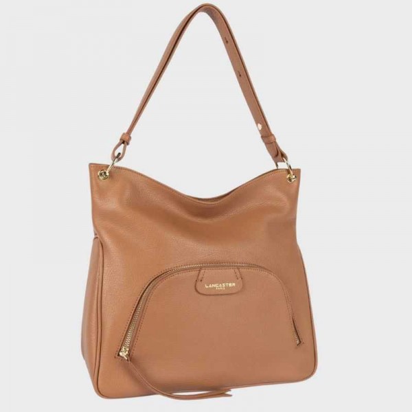 Lancaster - Sac seau en cuir Dune 529-87