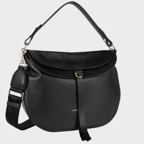 Lancaster - Grand sac besace en cuir...