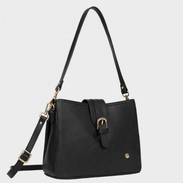 Hexagona - Sac porté épaule en cuir Luna