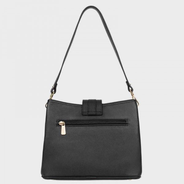 Hexagona - Sac porté épaule en cuir Luna