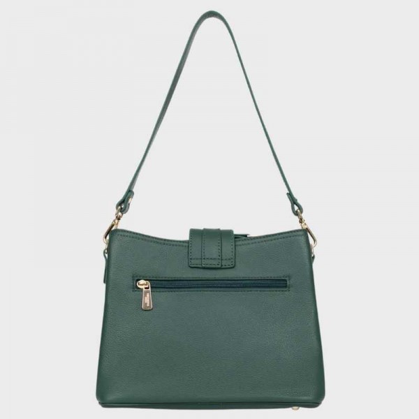 Hexagona - Sac porté épaule en cuir Luna