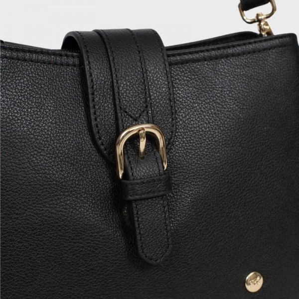 Hexagona - Sac porté épaule en cuir Luna