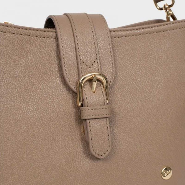 Hexagona - Sac porté épaule en cuir Luna