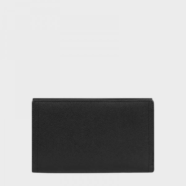 Hexagona - Compagnon en cuir noir... Hexagona - Compagnon en cuir noir...