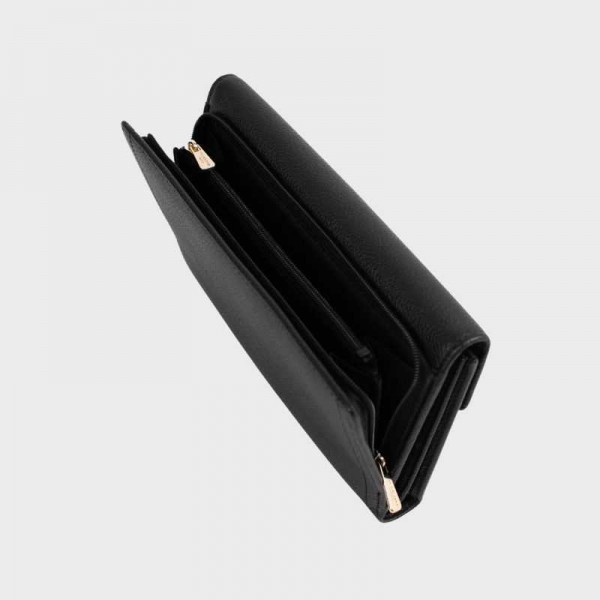 Hexagona - Compagnon en cuir noir... Hexagona - Compagnon en cuir noir...