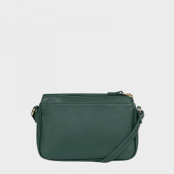 Hexagona - Sac bandoulière en cuir Luna