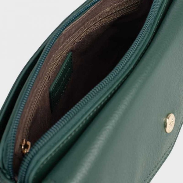 Hexagona - Sac bandoulière en cuir Luna