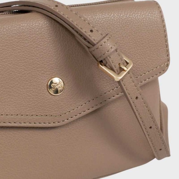 Hexagona - Sac bandoulière en cuir Luna