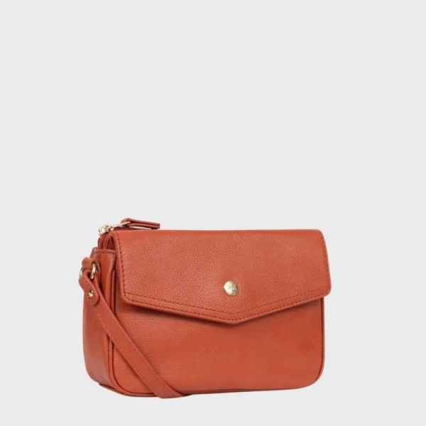 Hexagona - Sac bandoulière en cuir Luna