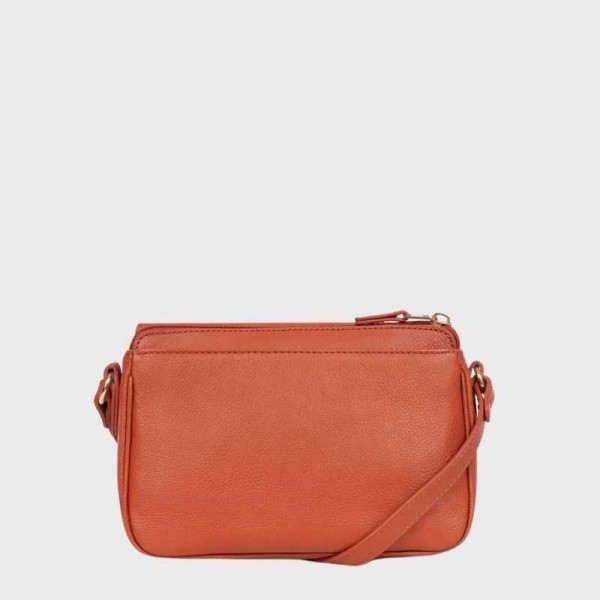 Hexagona - Sac bandoulière en cuir Luna