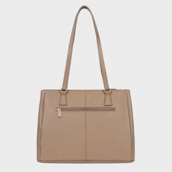 Hexagona - Sac porté épaule en cuir...