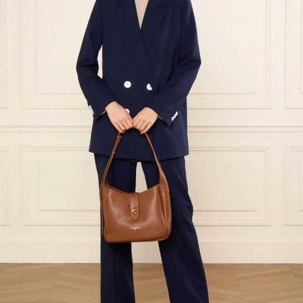 Lancaster - Sac seau en cuir Top...