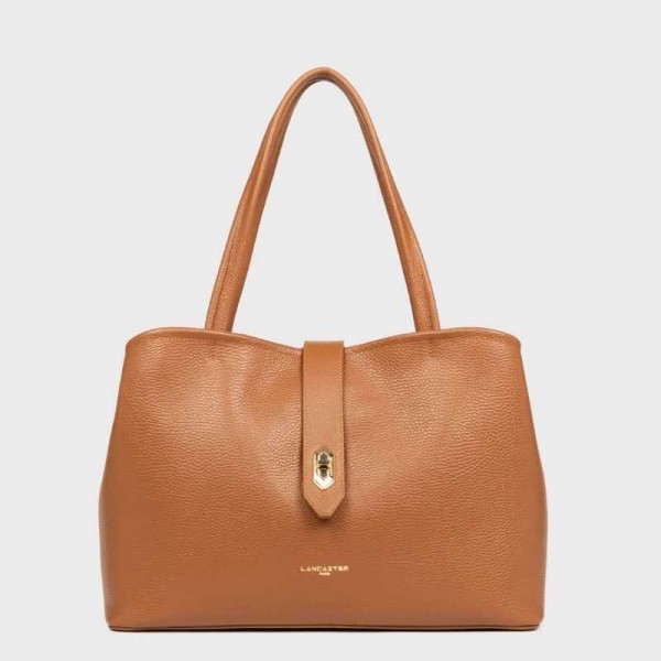 Lancaster - Grand sac cabas en cuir... Lancaster - Grand sac cabas en cuir...
