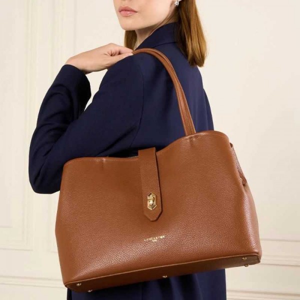 Lancaster - Grand sac cabas en cuir... Lancaster - Grand sac cabas en cuir...