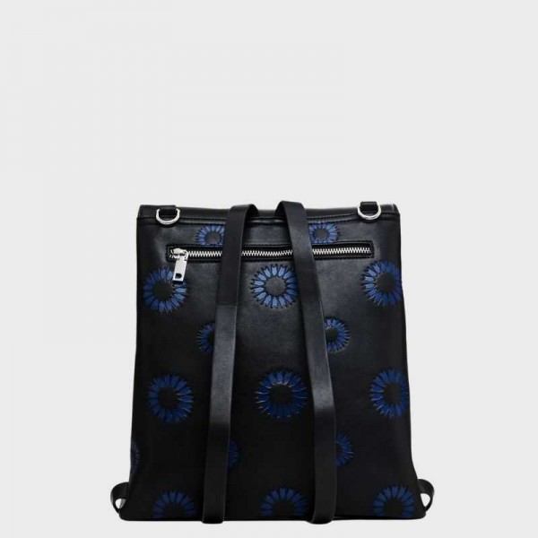 Desigual - Sac à dos tournesols bleus...