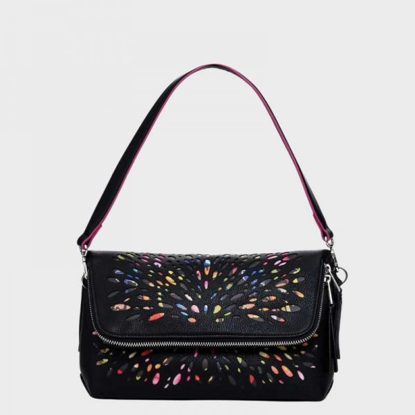 Desigual - Sac bandoulière vitrail...
