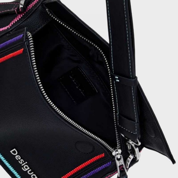 Desigual - Sac bandoulière multiligne... Desigual - Sac bandoulière multiligne...
